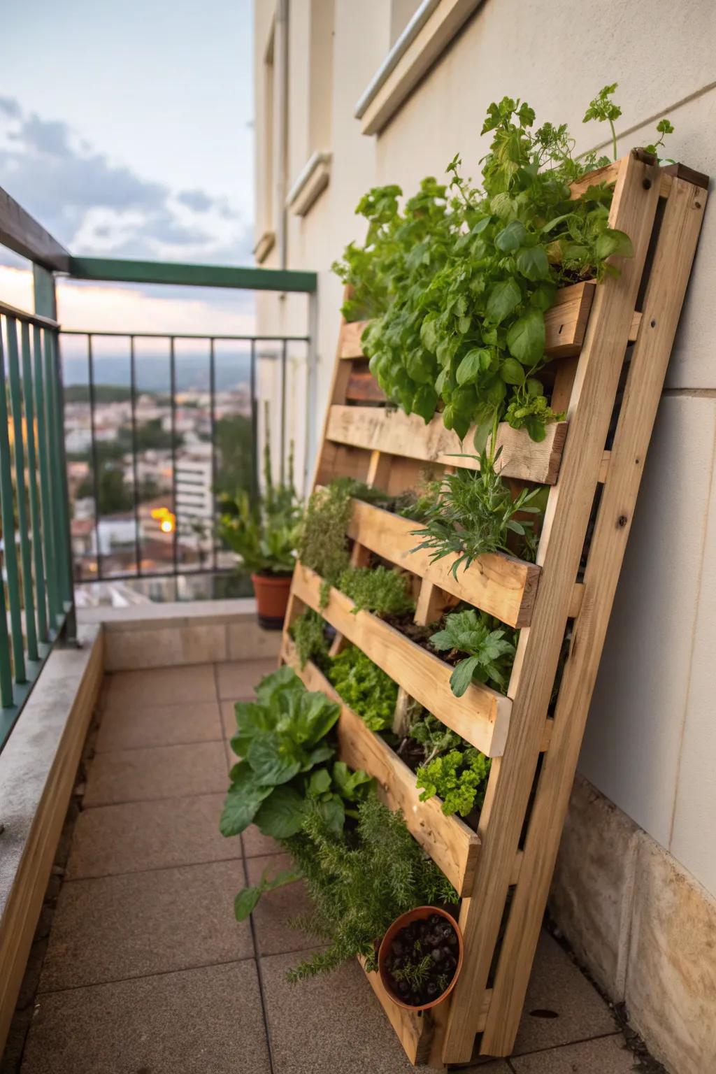 A sheet garden is an inventive and economical herb cultivation solution.