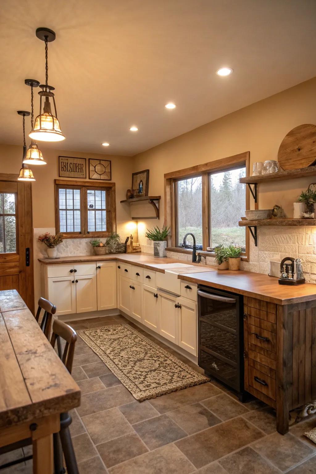 Neutral and terrestrial hues present a serene and versatile base.