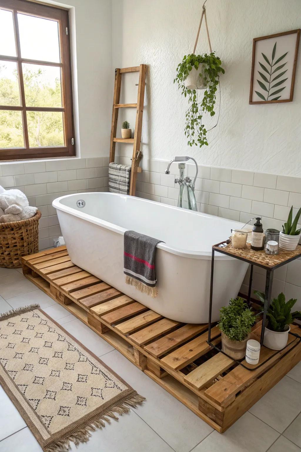 Get innovative and hands-on with your very own DIY bathtub frame.