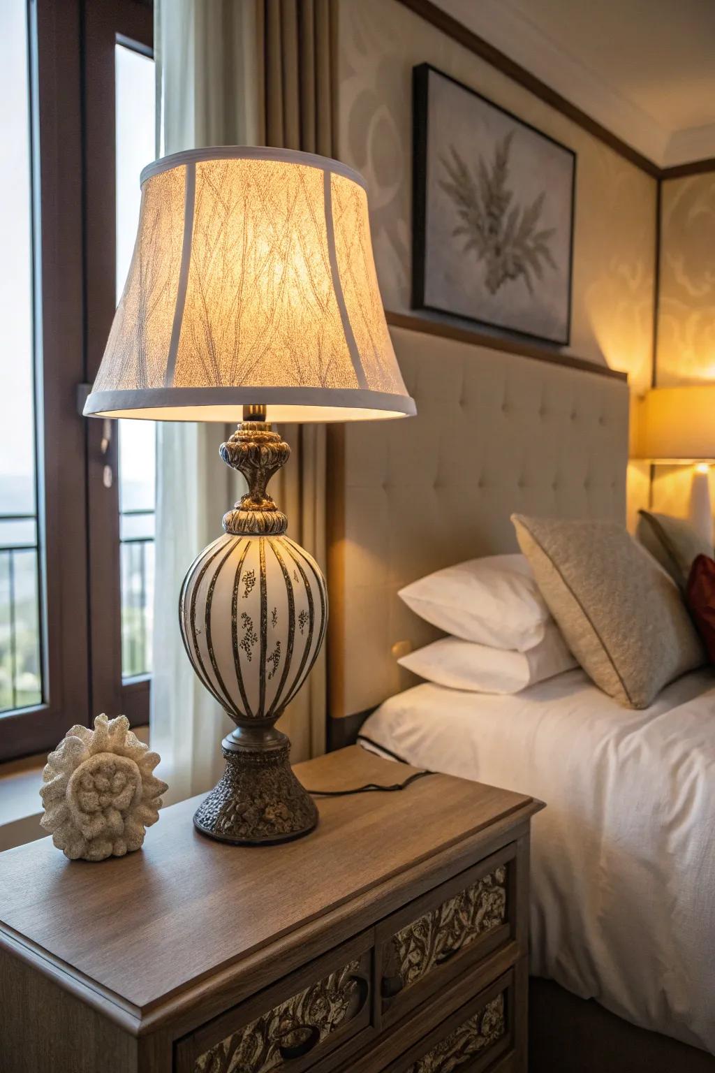 Inventive lamps include flair and function to any space.