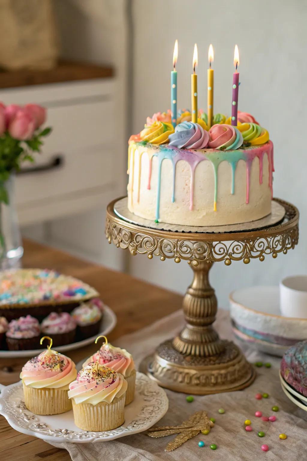 Parade your dessert with a mesmerizing showcase.