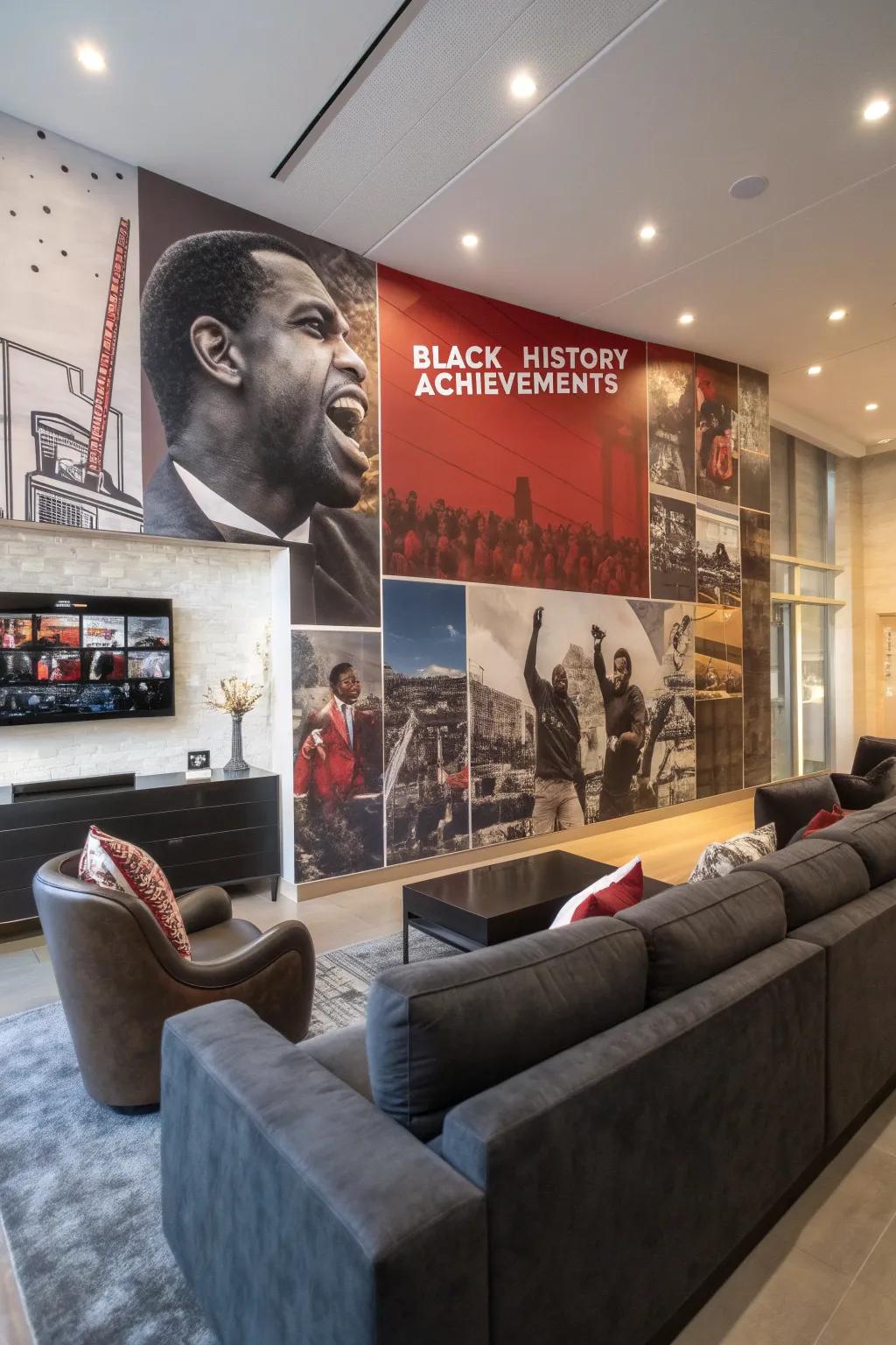 A mural honoring Black history develops into a striking point of convergence.
