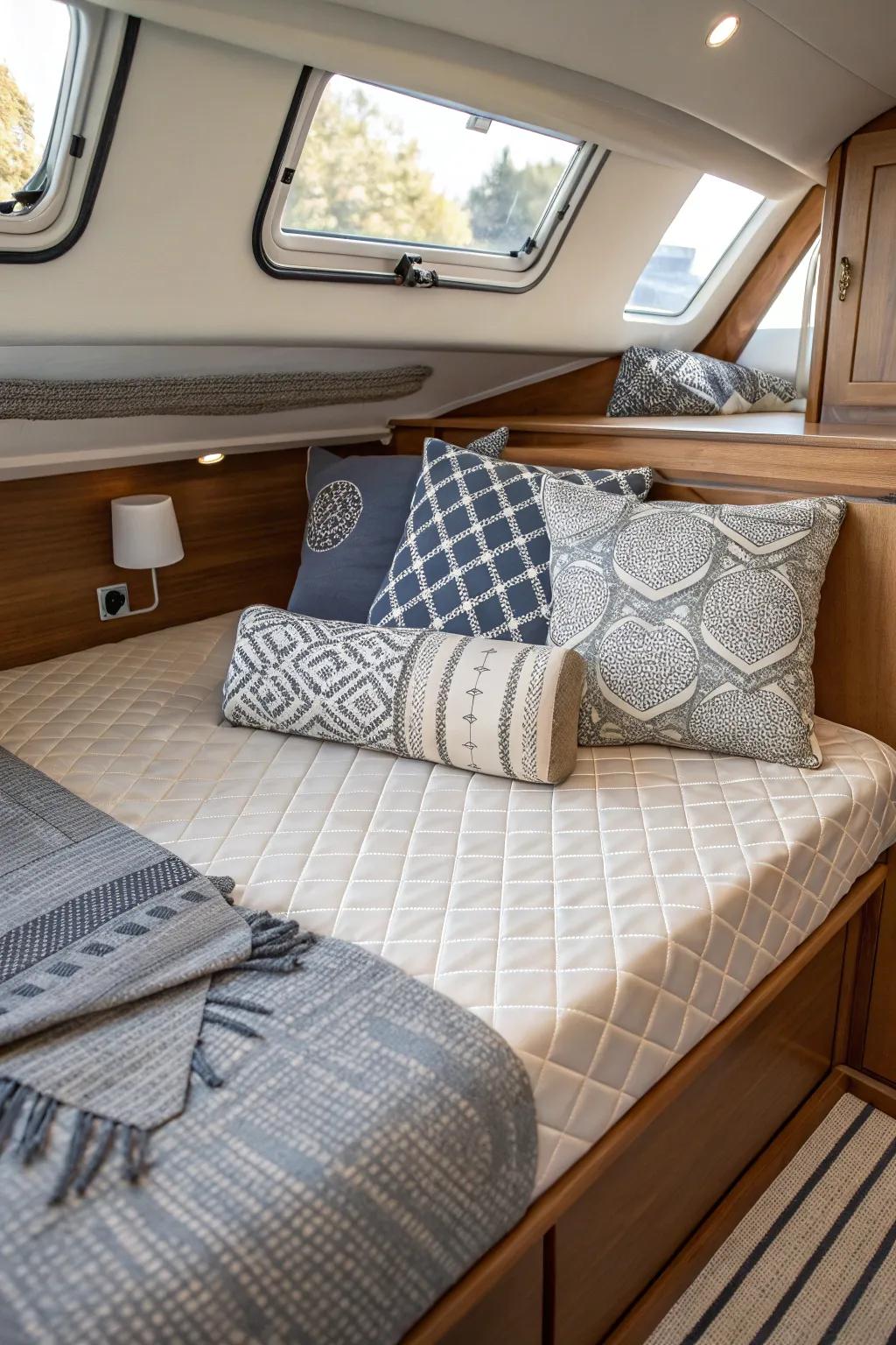 Hard-wearing materials that can handle time and the sea.