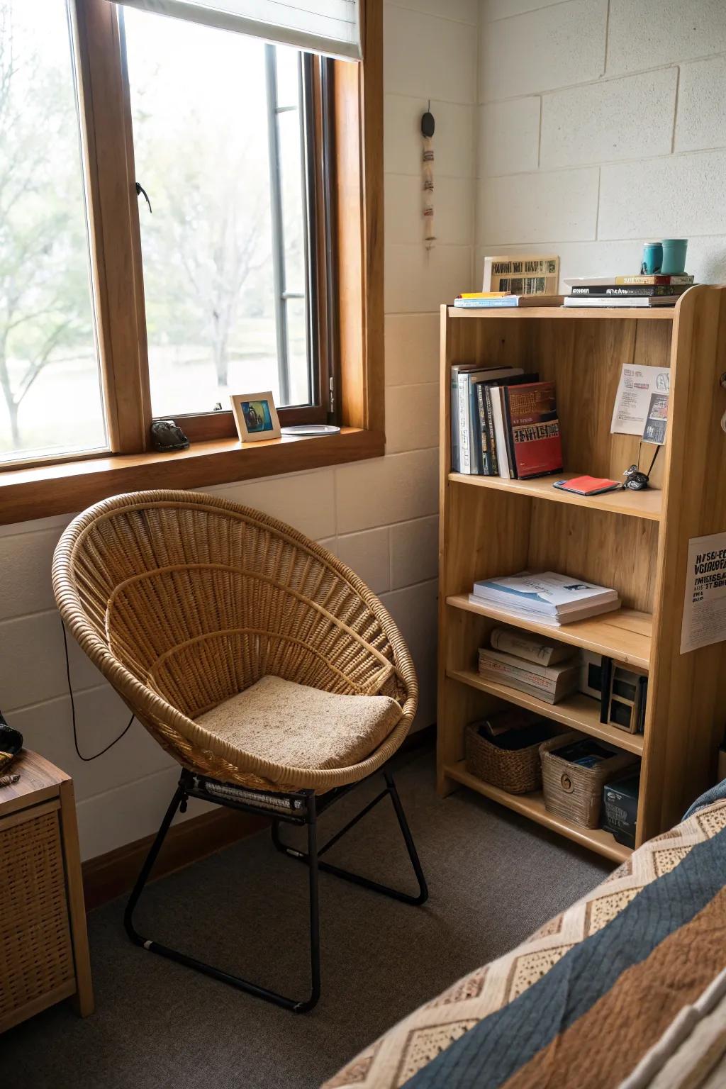 Organic materials add warmth and texture