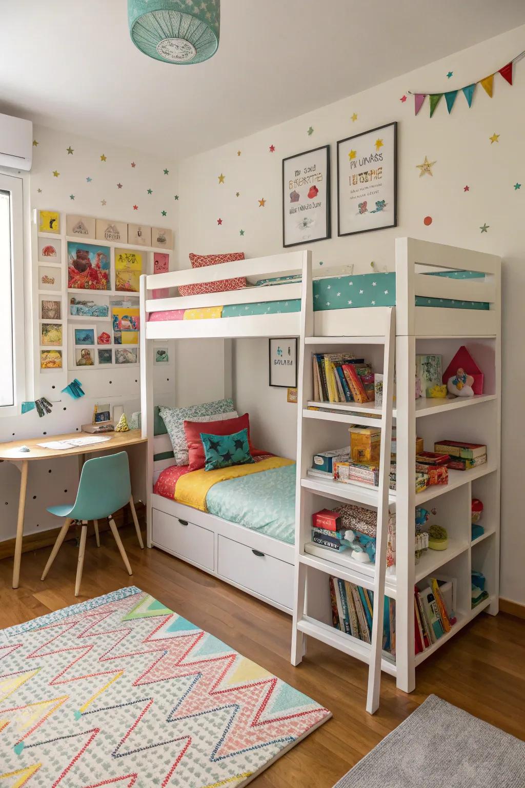 Multi-purpose furniture maximizes functionality in small spaces.