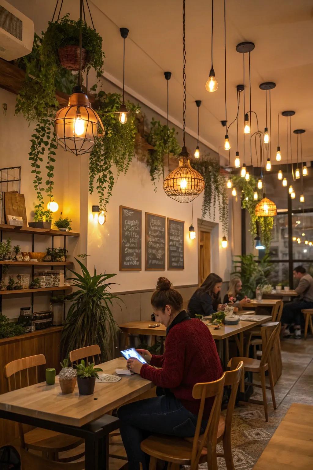 Illumination that enhances and elevates the ambiance.