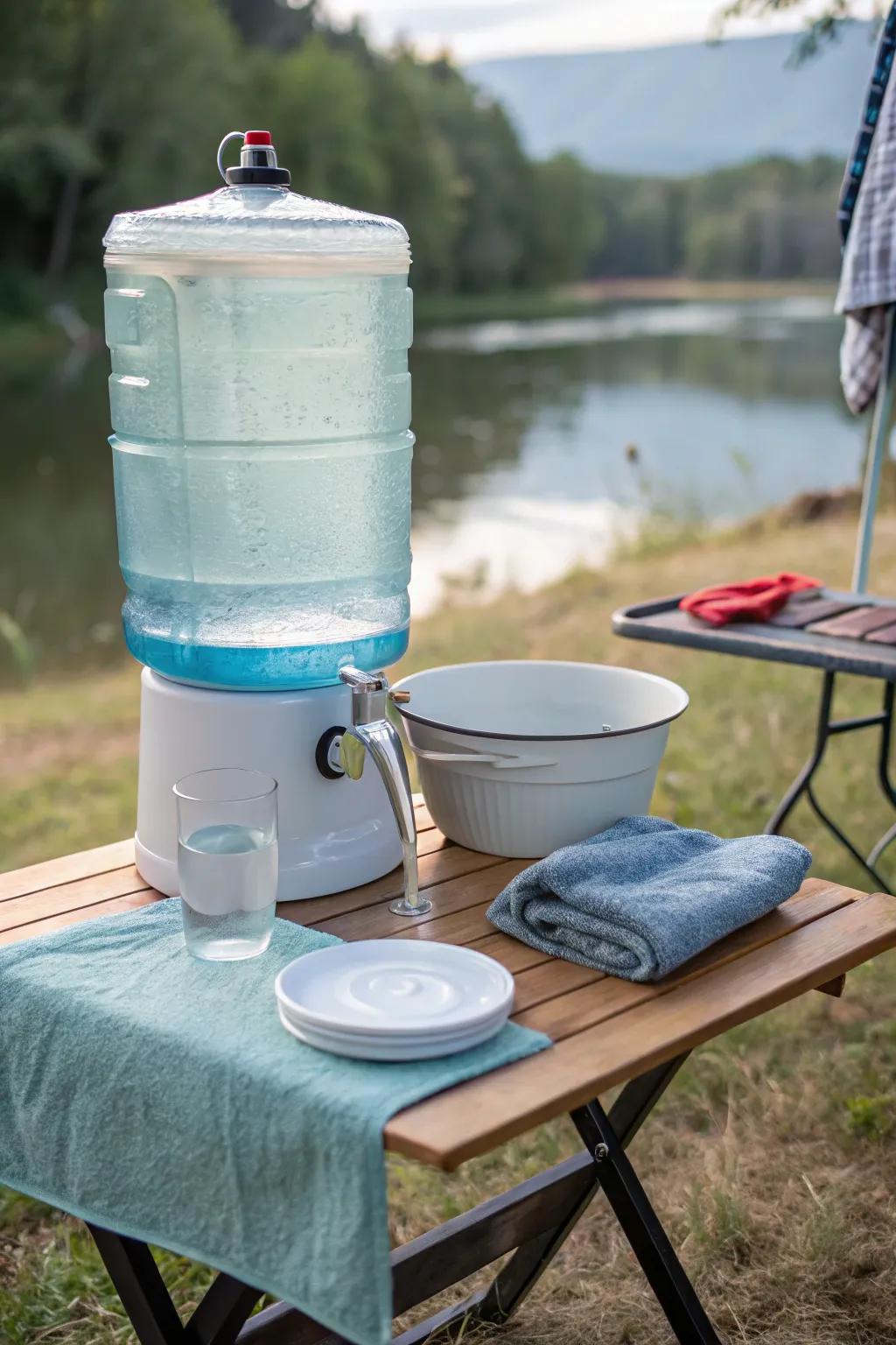 For cooking and cleaning, hassle-free water access.