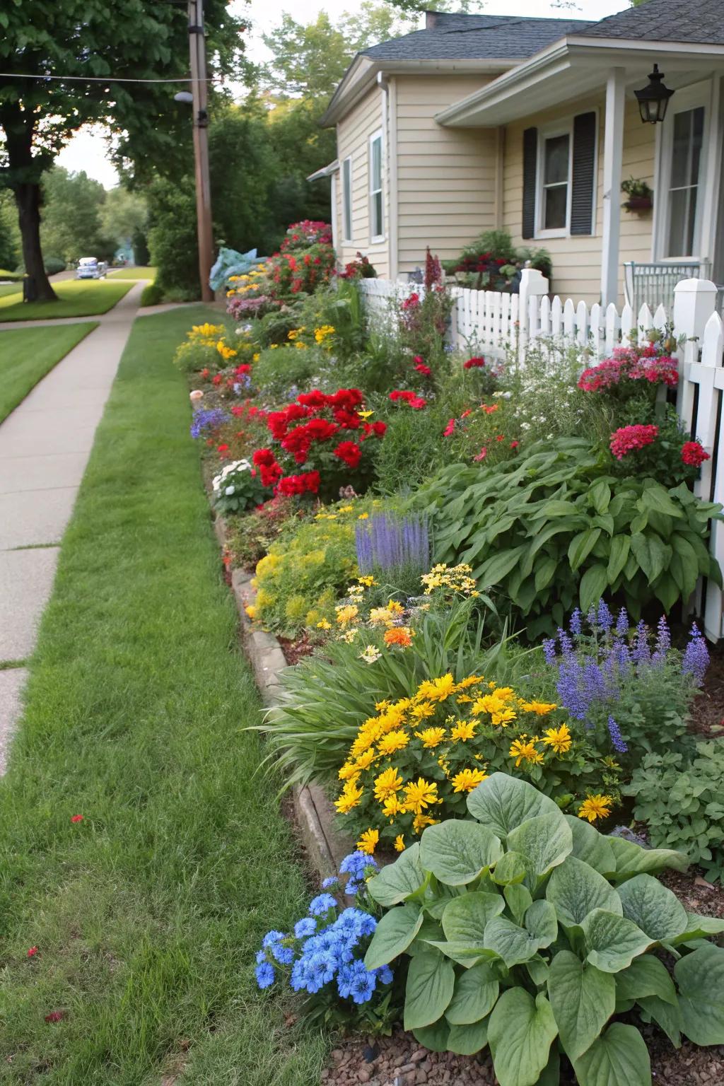A vibrant plant medley adds zest and energy to your yard.