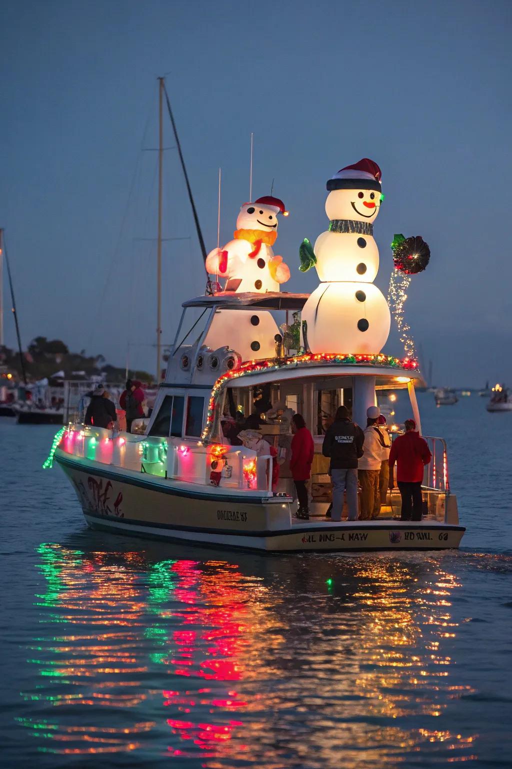A joyous assemblage of holiday figures, enchanting both young and old.