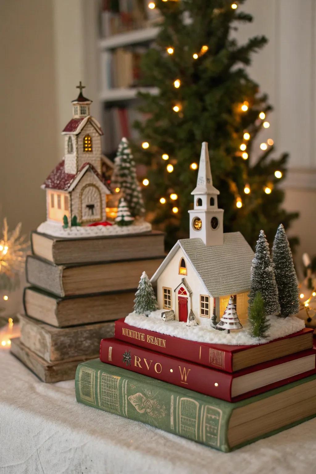 Literary works as platforms inject altitude and intrigue into your Christmas hamlet.