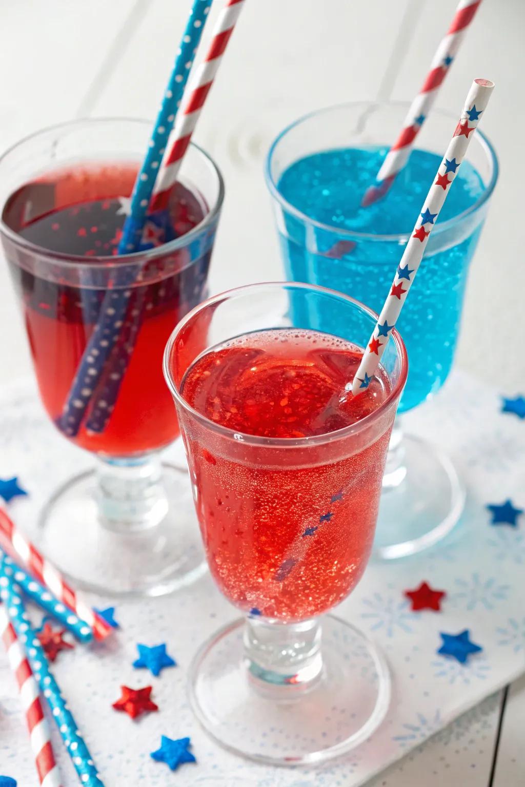 Themed drinks inject a refreshing twist to the celebration.