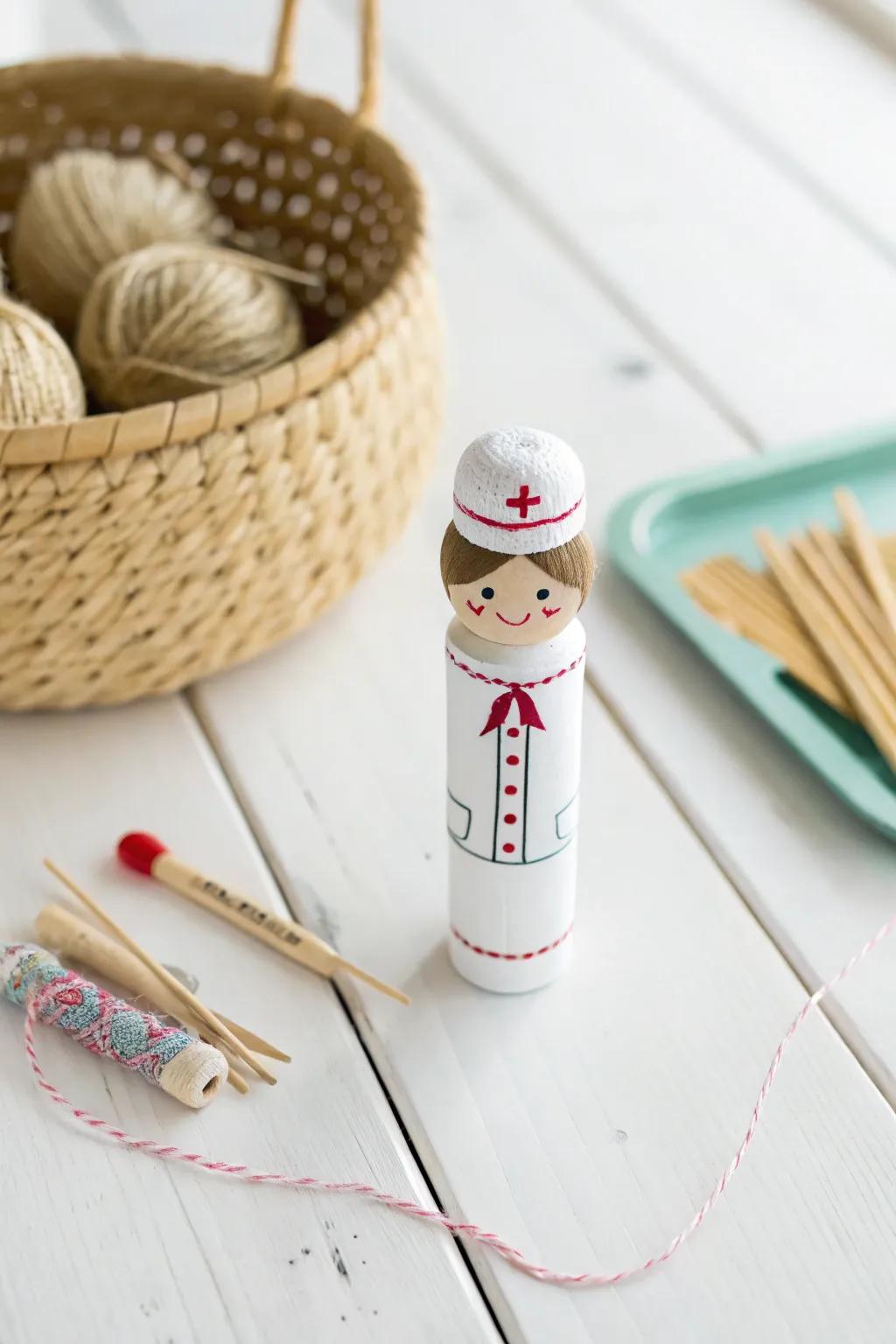 Bring your community to vibrant life with endearing artisan stick personalities, suited ideally for a minimalistic crafts nook!