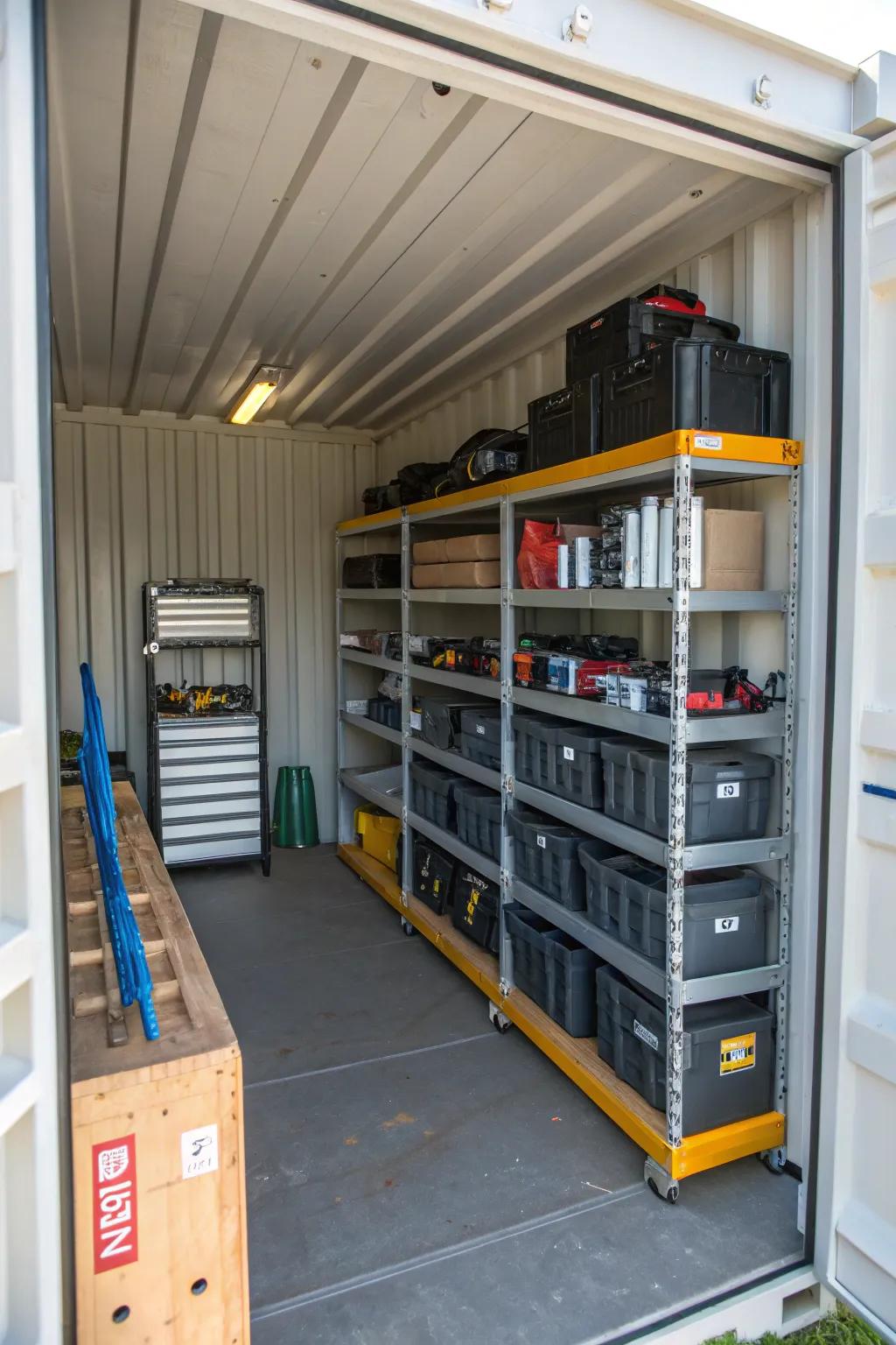 Craft a customized internal arrangement within your container tailored to address your specific holding needs.
