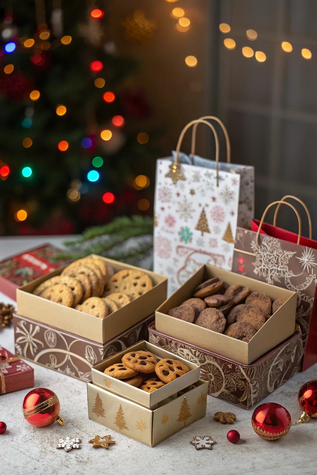 Charming packaging picks for cookie takeaways.