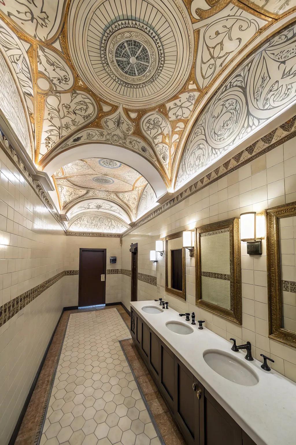Add intrigue with detailed overhead designs.