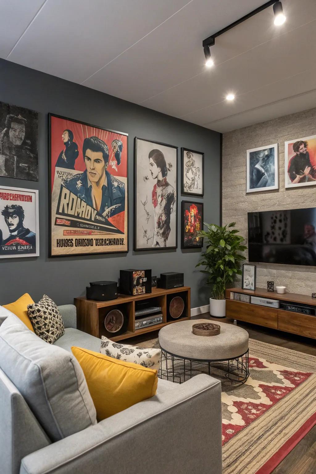 Contemporary culture posters let your character light up your decor.