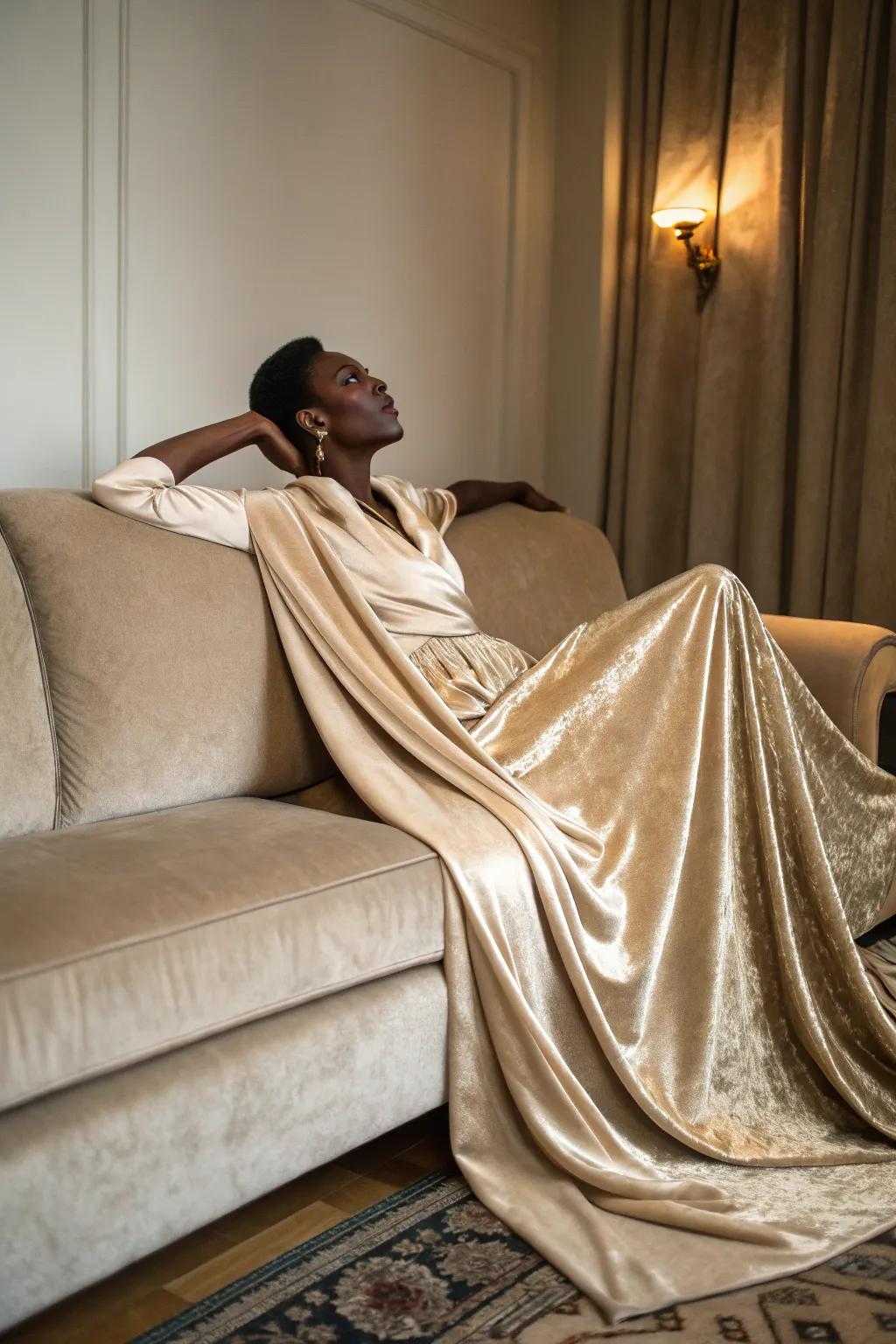 Refined draping accentuates the luxurious feel of your space.