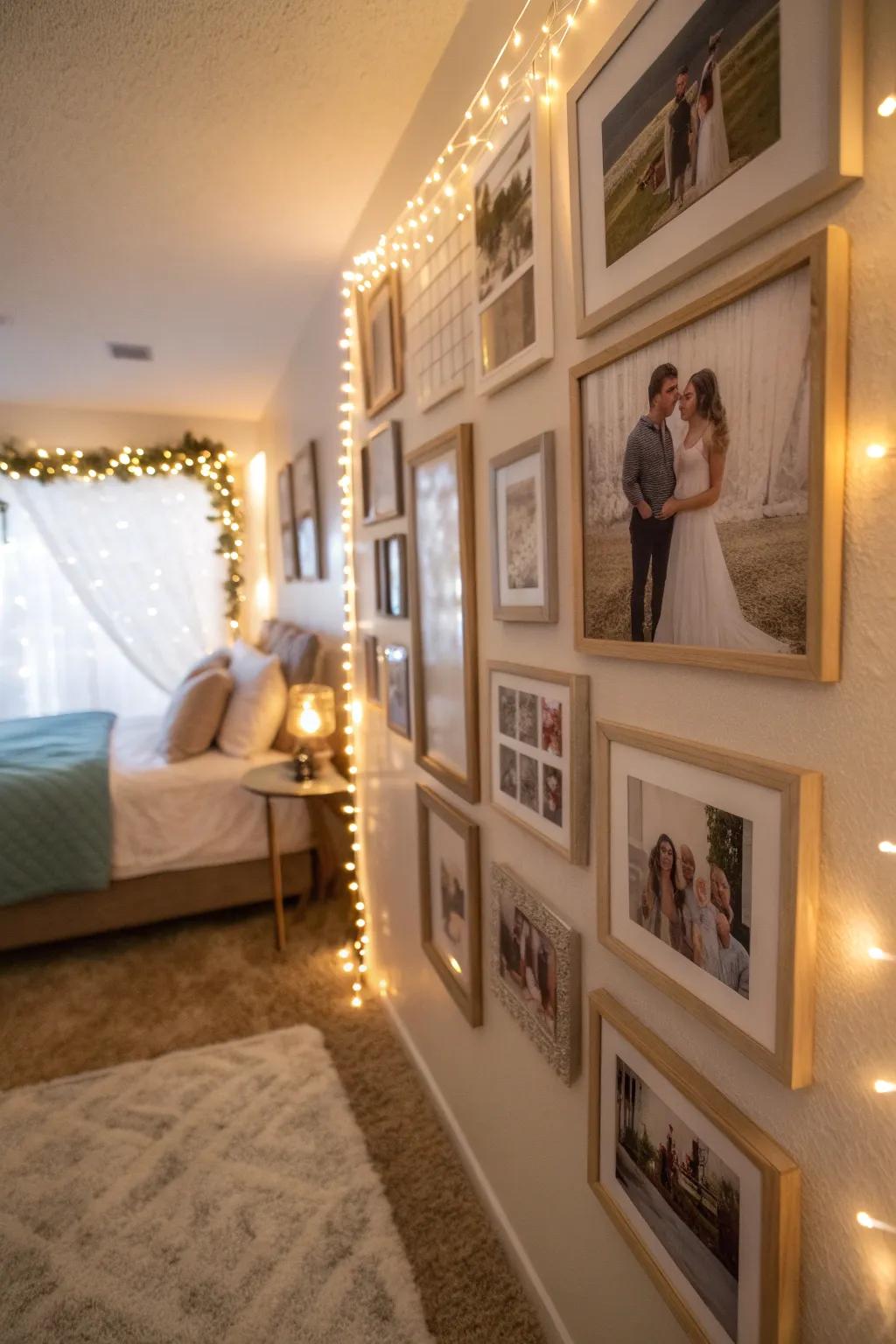 An annalistic wall embodies the trajectory of your affinity through time.