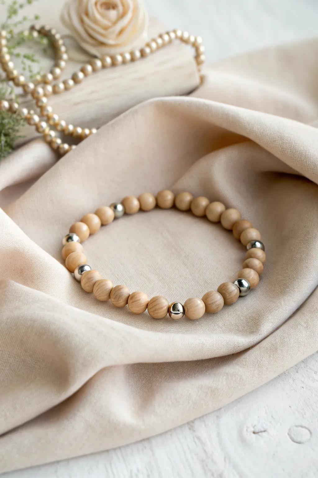 Enhance simplicity with a hint of sparkle: Discover the beauty of understated metal accents.