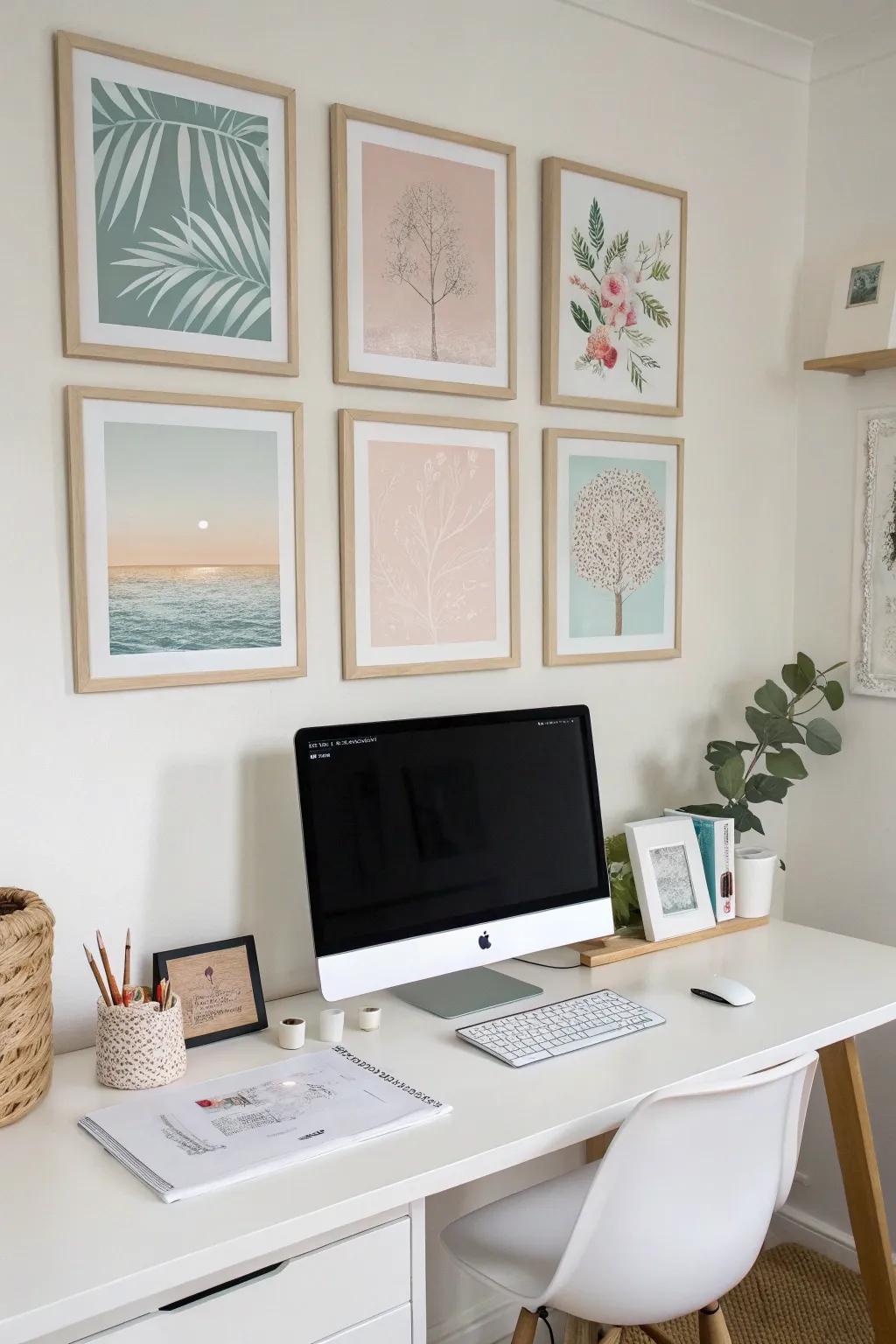 Wall art infuses character into your PC setup.