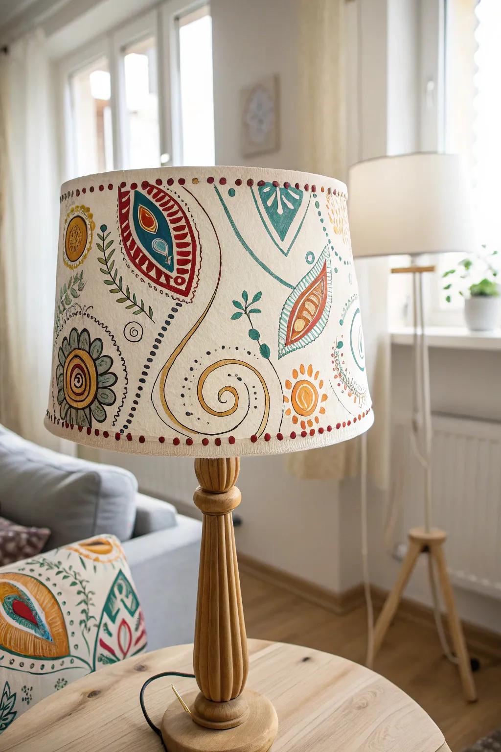 With a touch of bohemian artistry and Scandinavian simplicity, you may illuminate your space. #DIYLampshade #BohoChic #ScandinavianDesign
