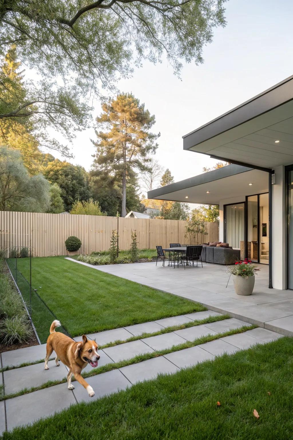 An unseen fence delivering a modern approach to pet confinement.