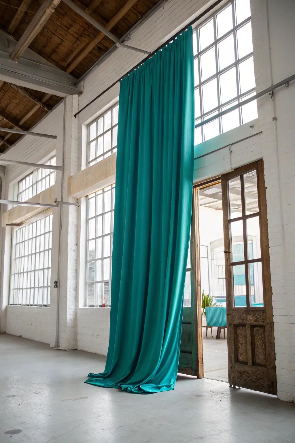 Bold curtains bring energy and style to any room.