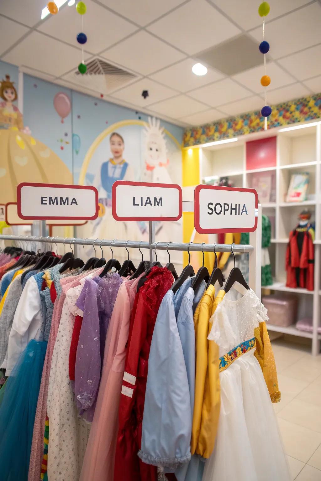 Name stickers make every child feel special.