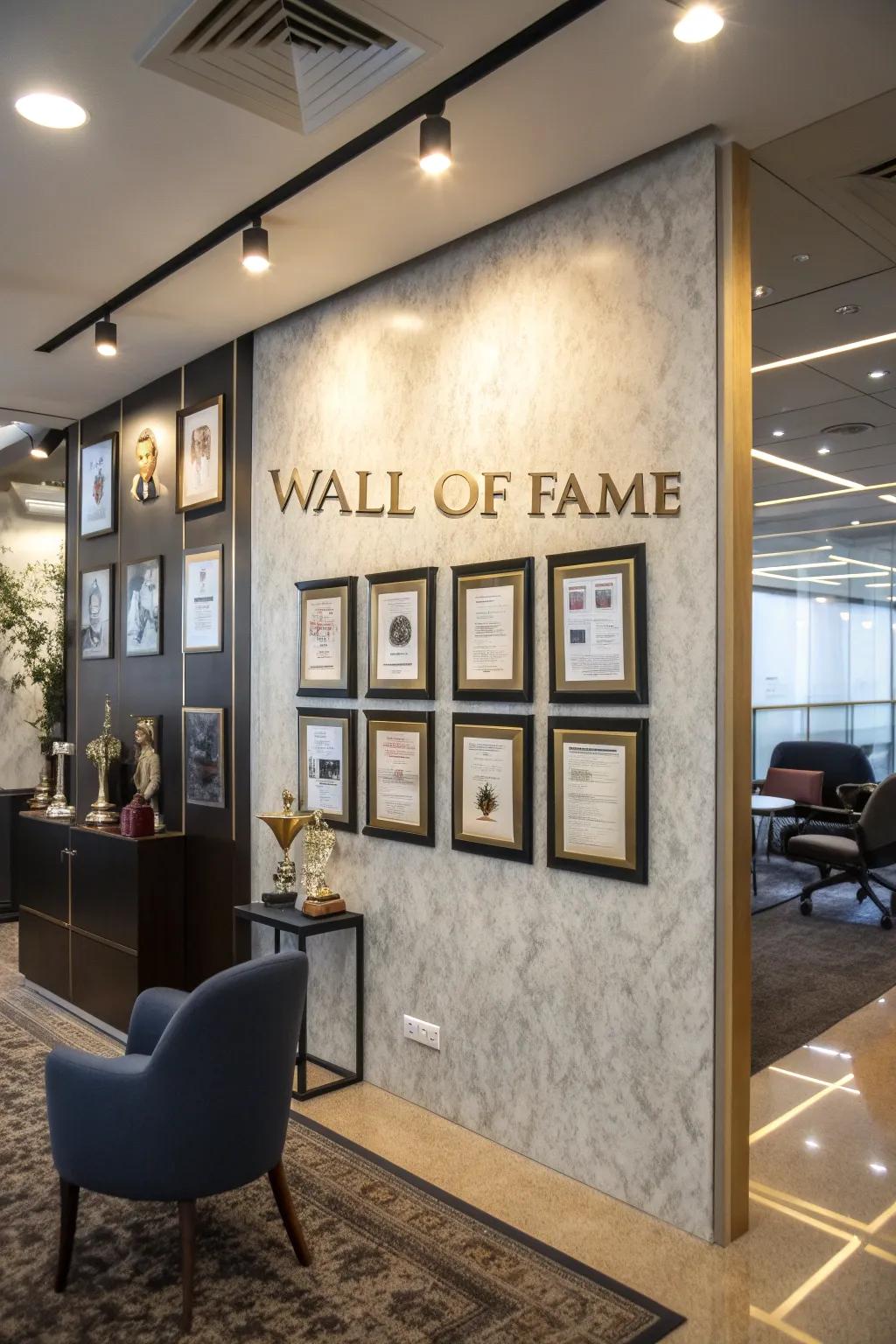 A distinguished Hall of Fame spotlighting outstanding employees.