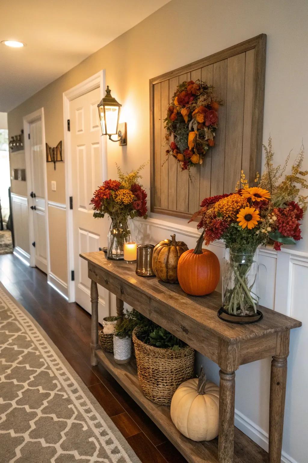 Adjusting decor keeps your entryway energetic and on-trend.