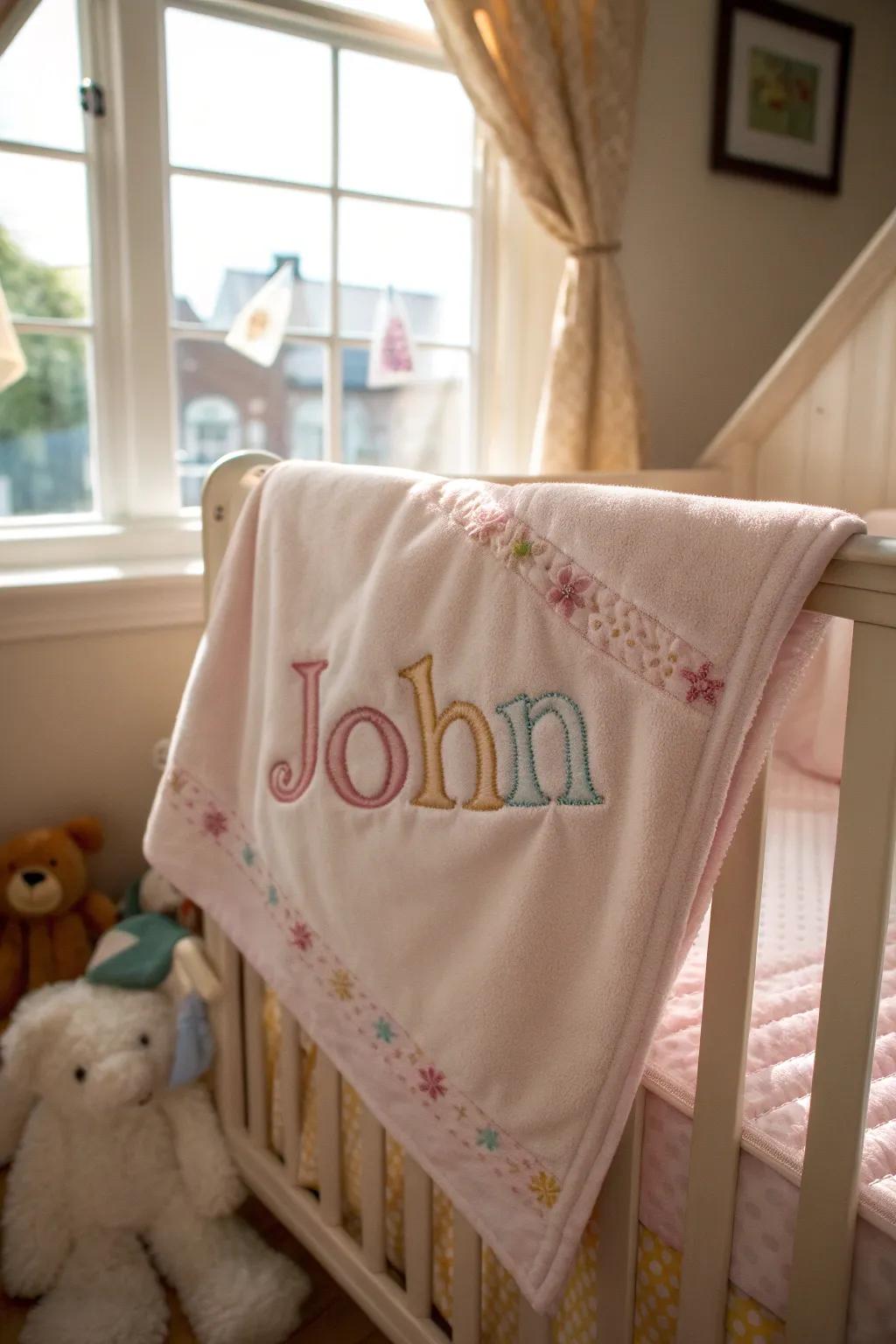 A customized comfort for the newest arrival.