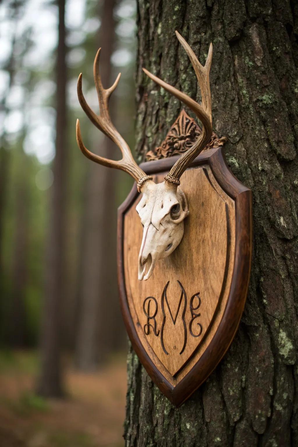 Personalized engravings make your mount truly unique.