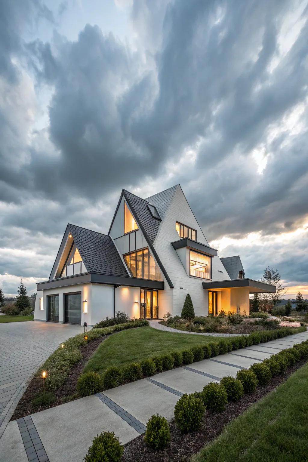 Innovative architecture showcasing striking contemporary forms.