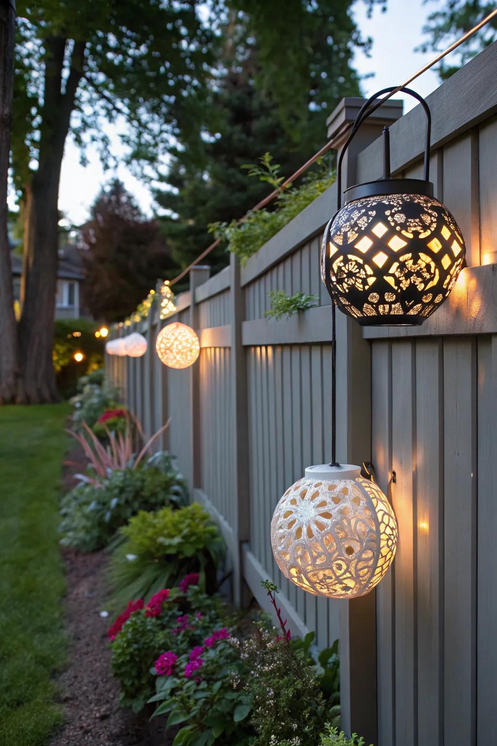 Ornamentation can transform your fence into an artistic display.