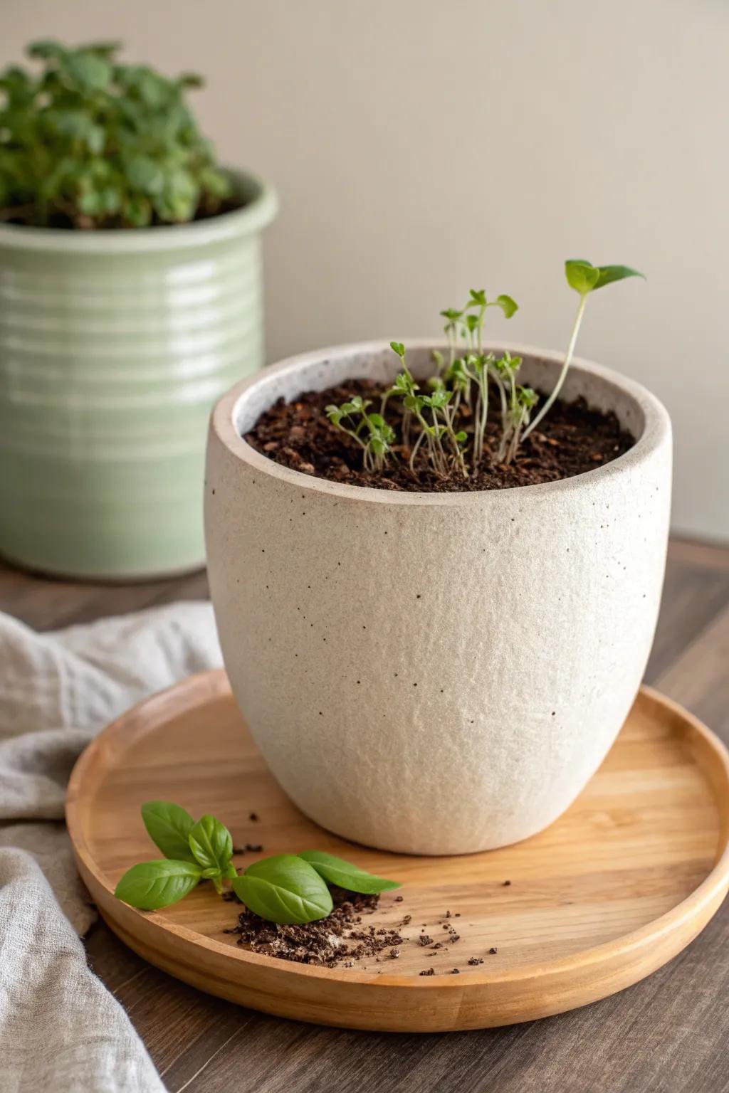 Nurture your area with the simplicity and allure of an indoor spice garden. 🌿