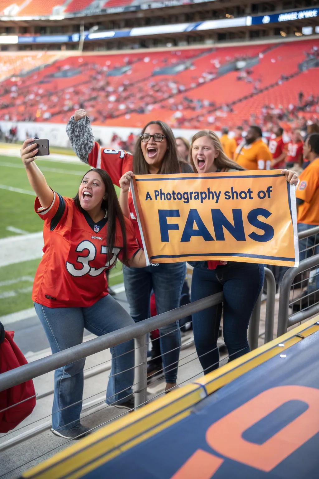 Coordinated signs demonstrate group unity.