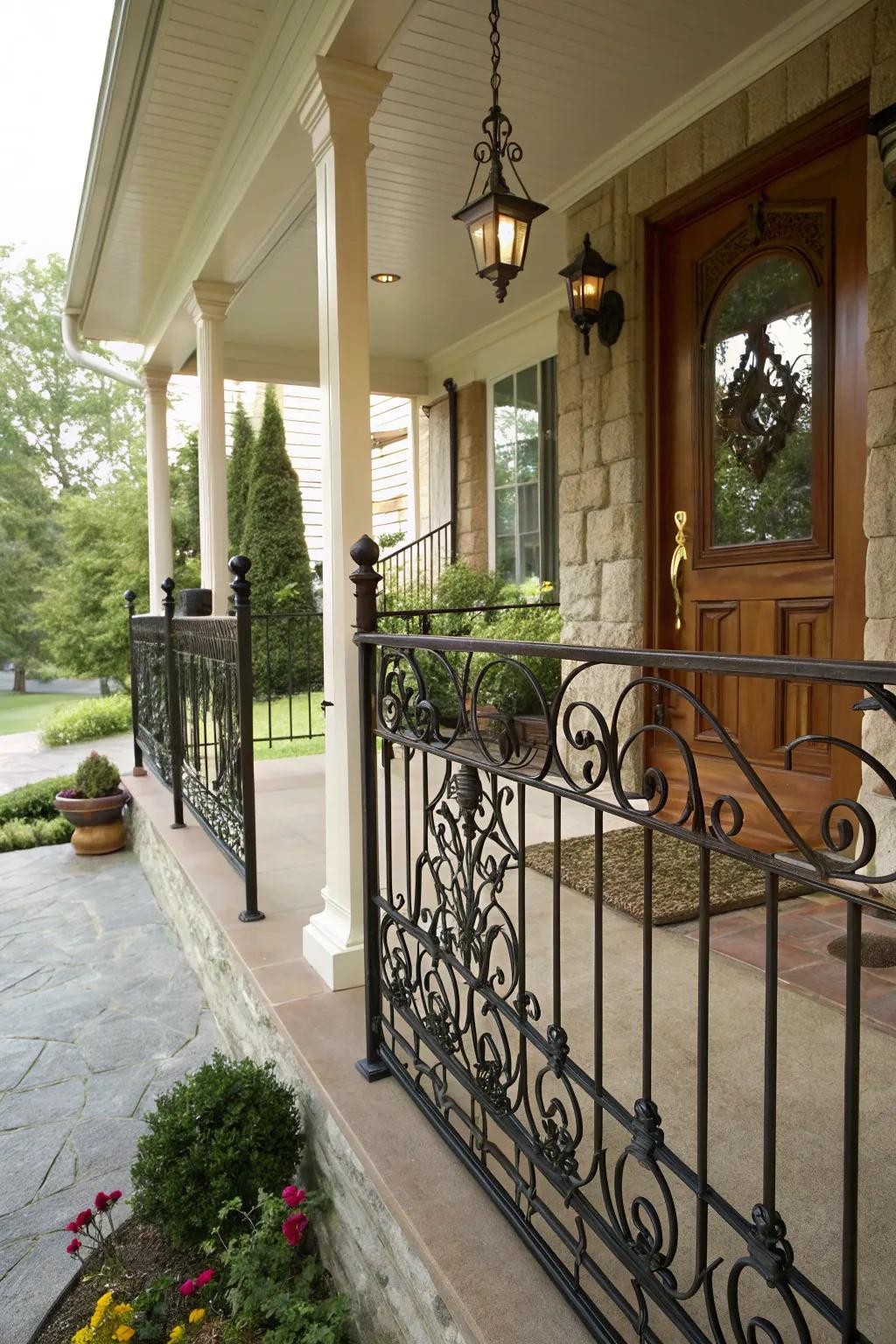 Strong and stylish metal borders that make sure everyone is safe.
