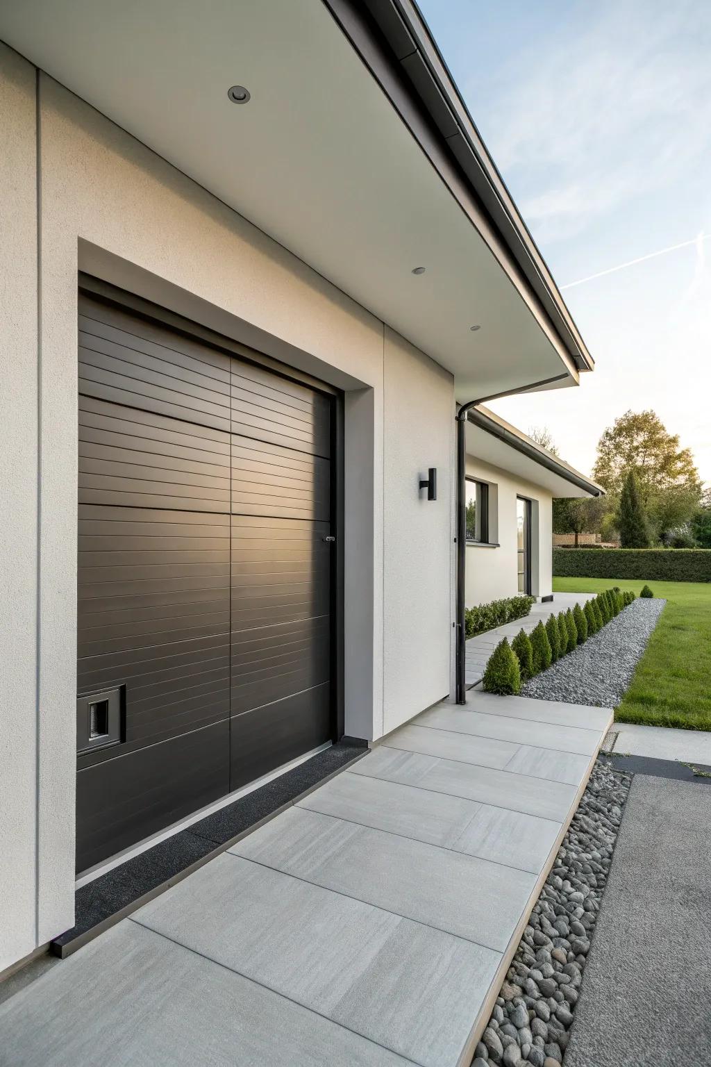 Modern simple style at its best with simple lines and quiet textures.