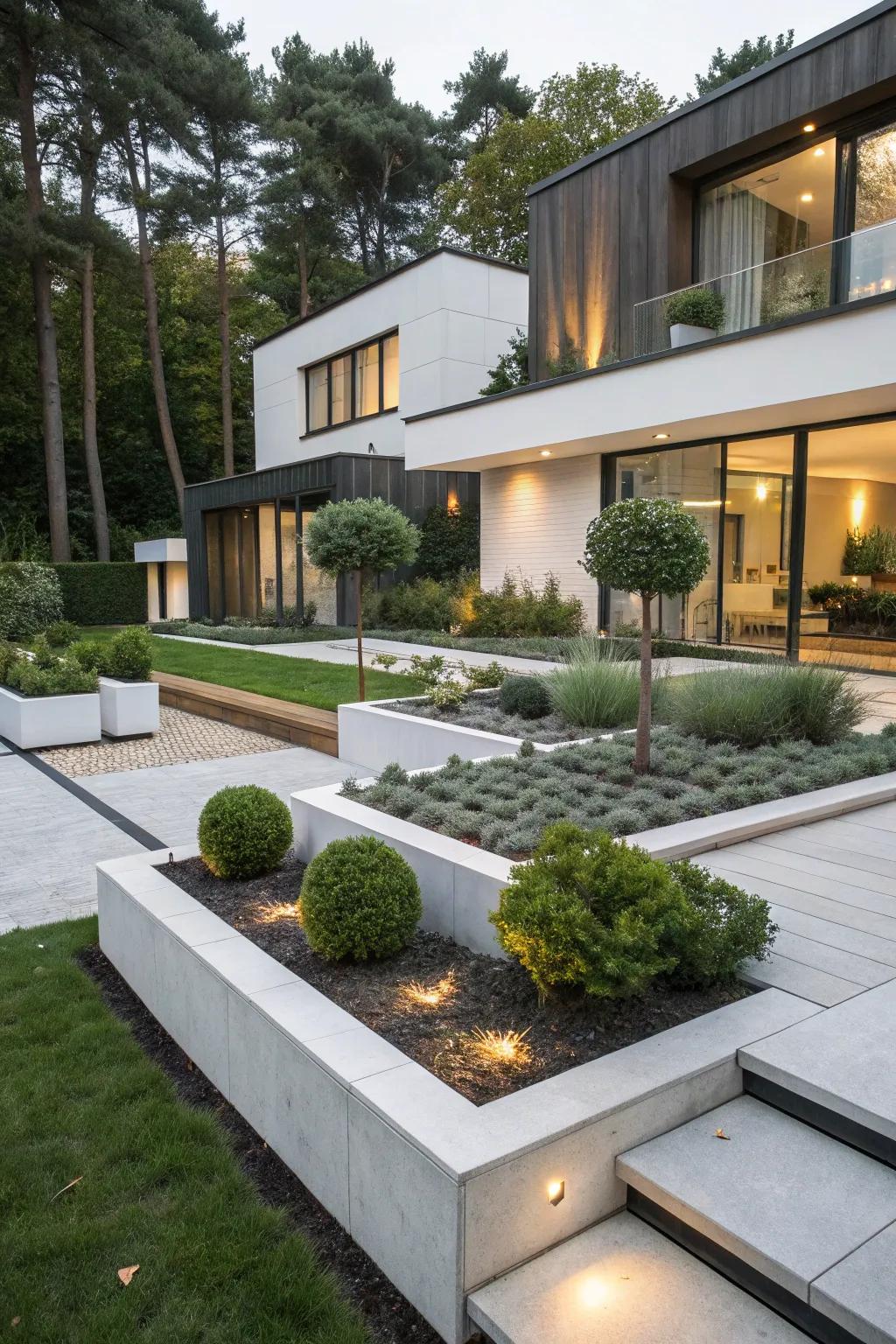 Modern designs emphasize simplicity and sleek aesthetics.