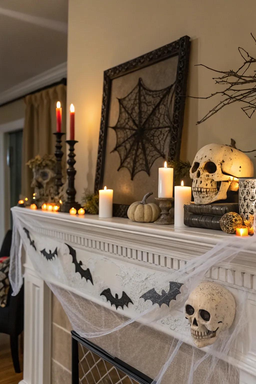 Skulls add a hint of supernatural mystery.