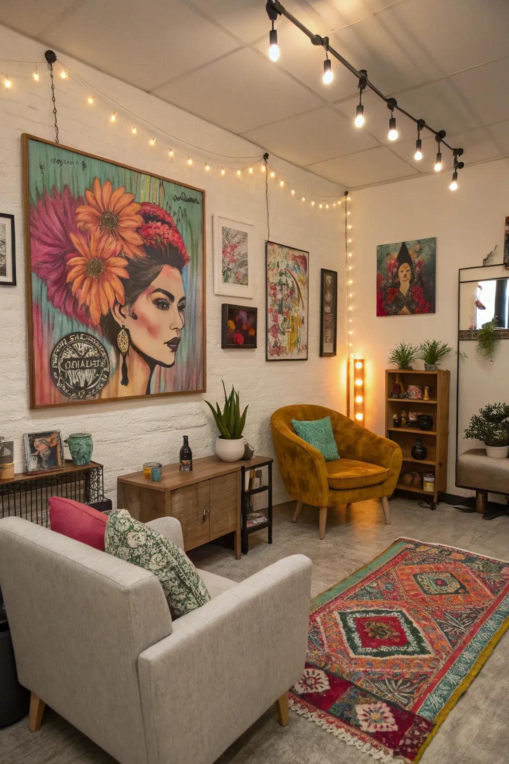 Add personal accents to your salon to make it entirely your own.