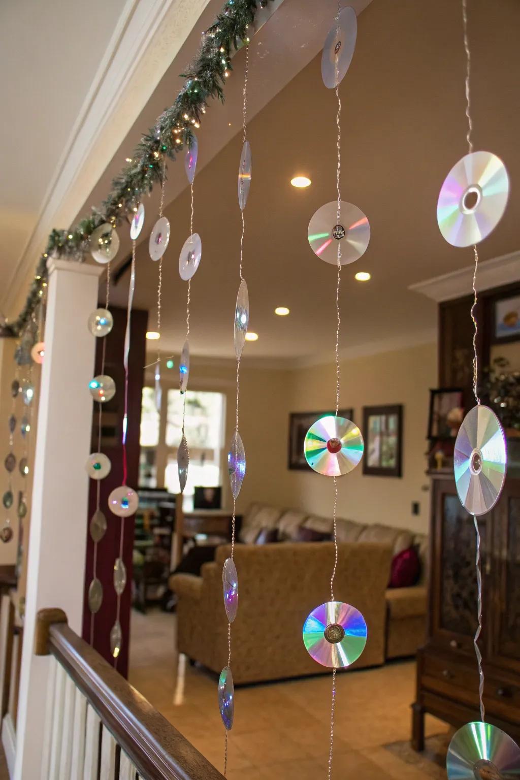 A digital disc chain contributes a sparkling element to any 90s celebration.
