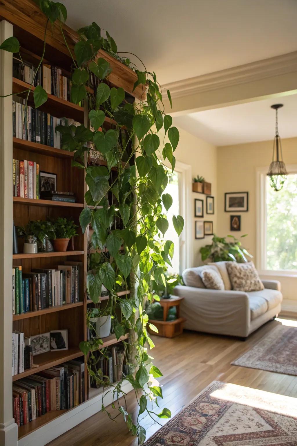 Infuse freshness to dens with trailing radiant creepers.