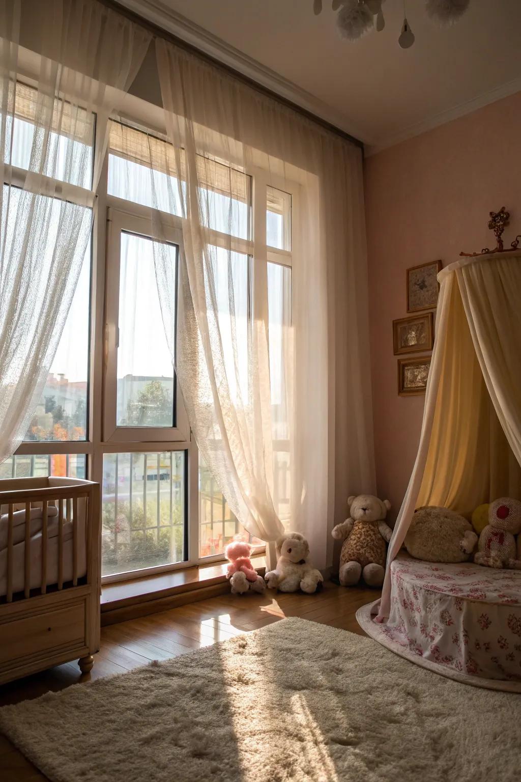 Natural light creates a bright and welcoming ambiance.
