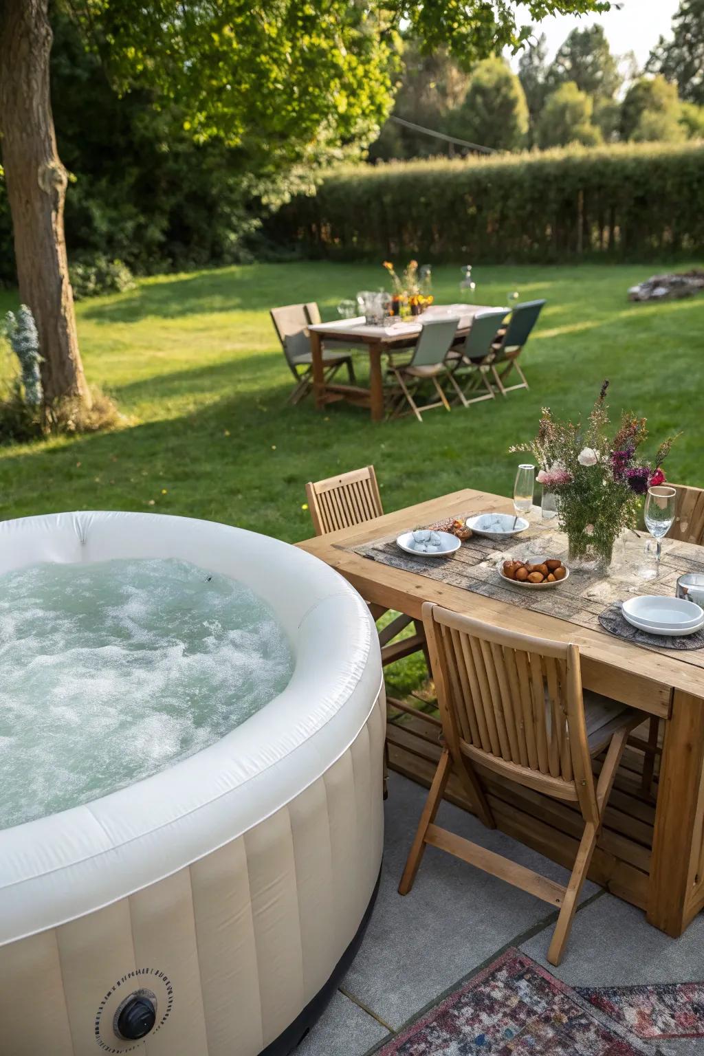 A versatile space ideal for entertaining and relaxing.