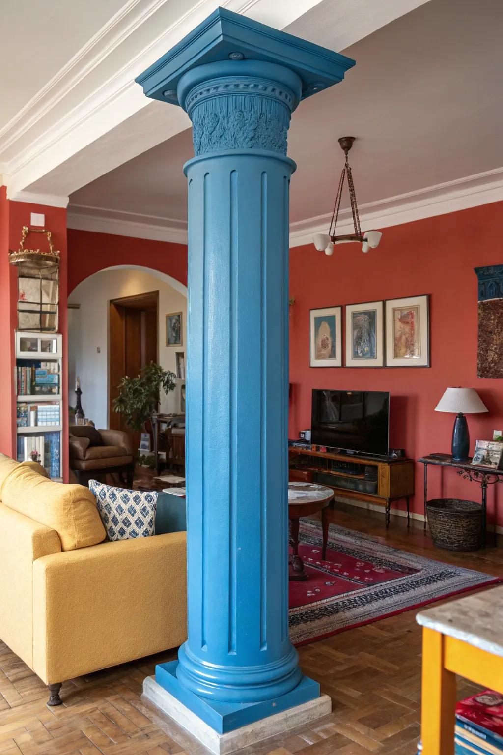Strong colors ensure columns stand out.