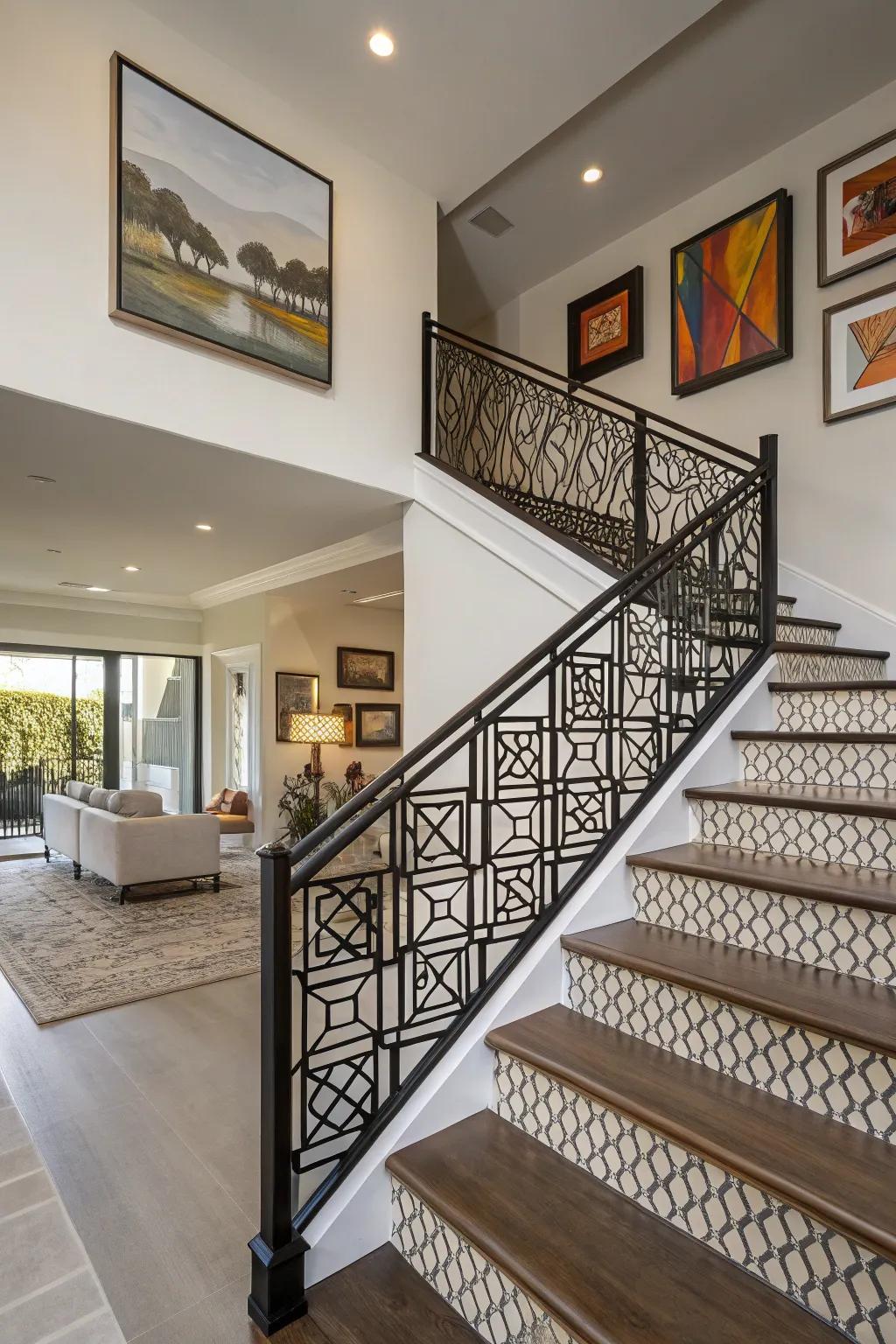 Geometric patterns add modern flair and personality.