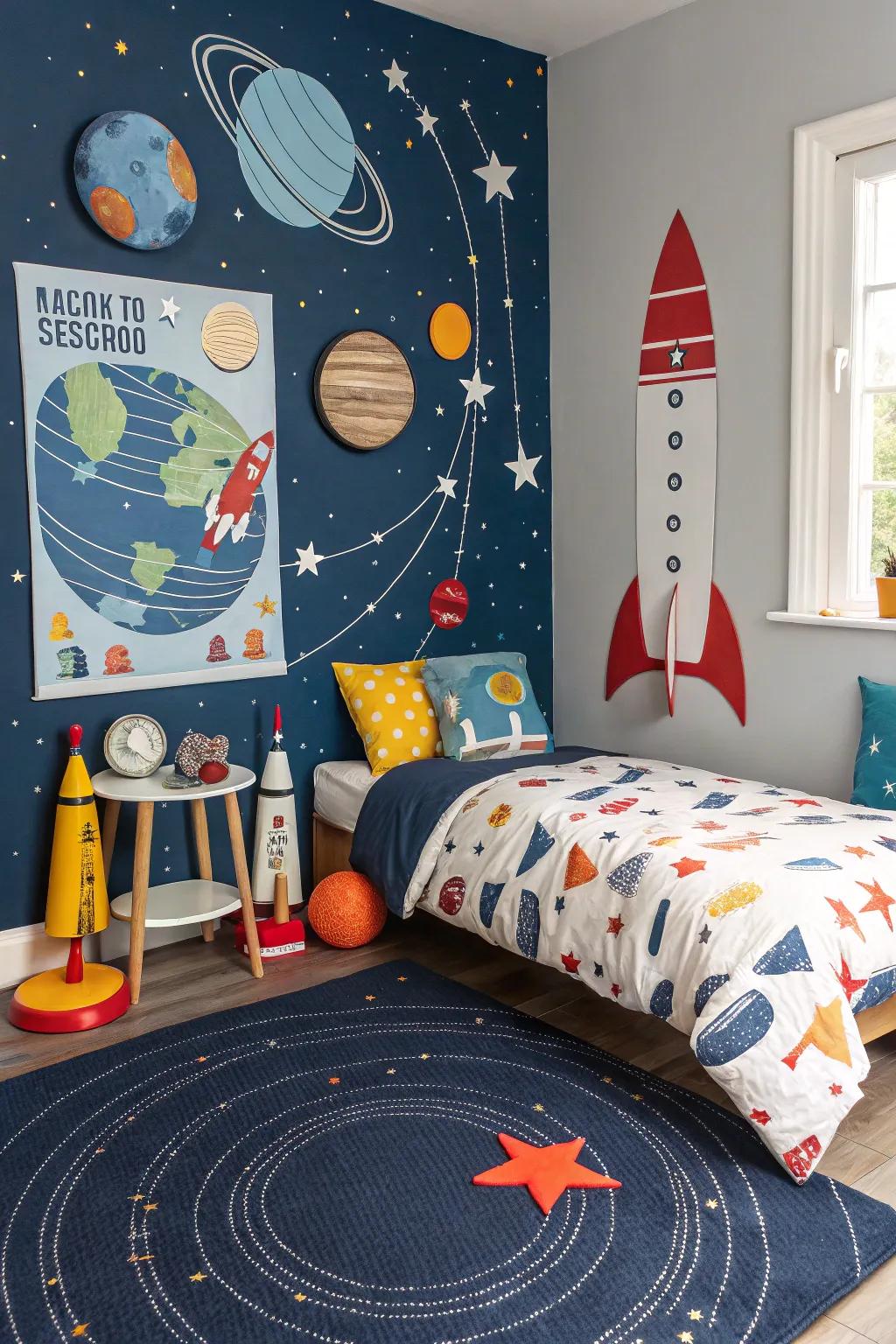Themed settings turn a room into a world of adventure.
