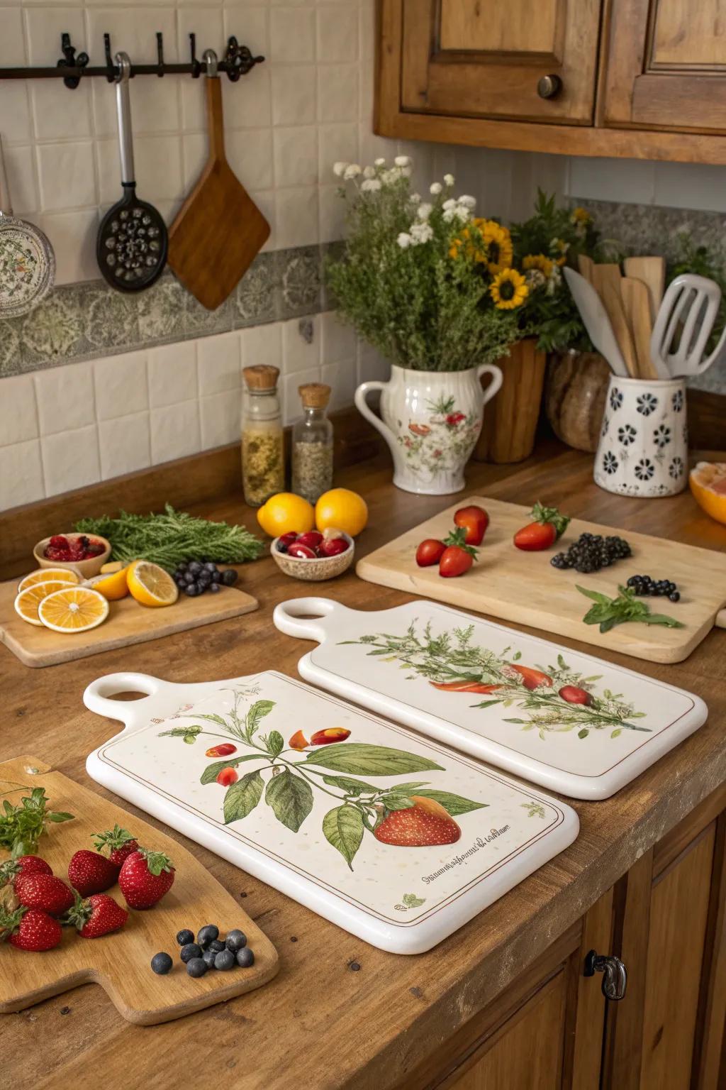 Harmonized compositions foster a unified and chic aesthetic in the culinary space.