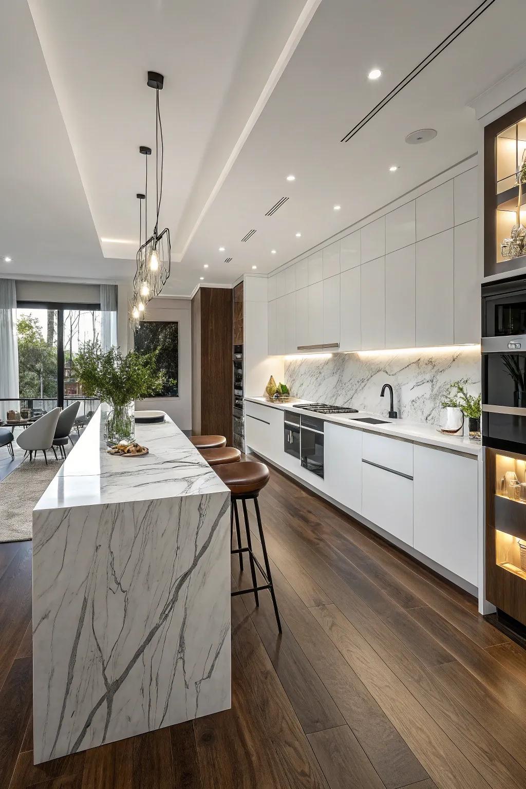 High-end materials that add luxury and durability to your kitchen.